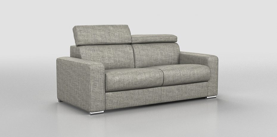 Montecchio - 3 seater sofa bed large armrest